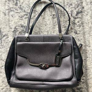 COACH Madison Saffiano Spectator Madeline Satchel